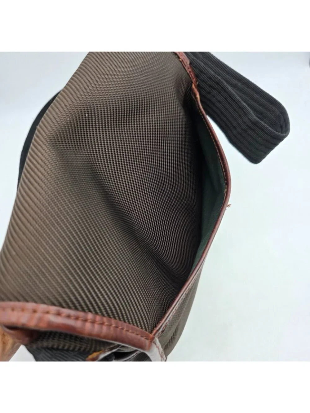 Filson Messenger Bag Mens Medium Brown Rugged Twill Leather Field Crossbody USA